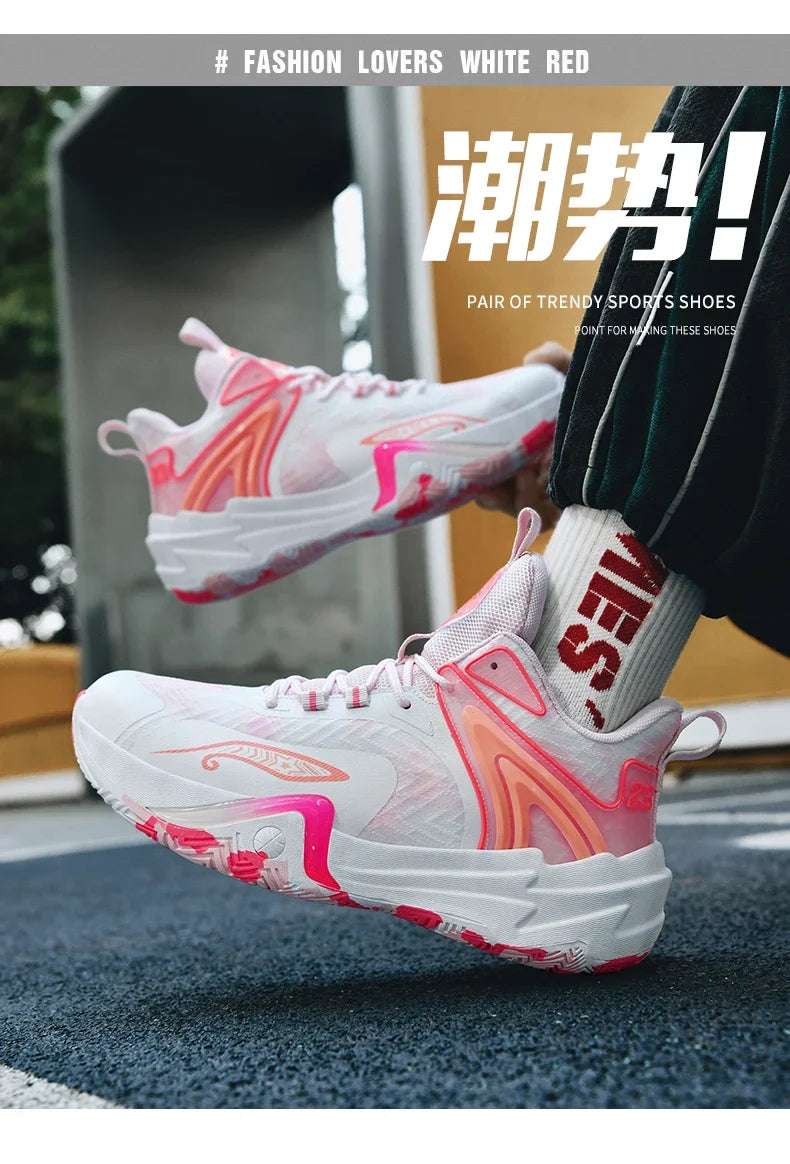 Men Basketball Shoes Women Unisex Unisex Outdoor Non-slip Trainer Light High Quality Athletic Sneakers Breathable Sports Shoes