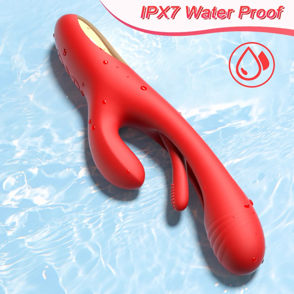 2026 Clit Rabbit Tapping G-Spot Patting Vibrator for Women Clitoris Stimulator 21 Modes Sex Toy Female Goods for Adults