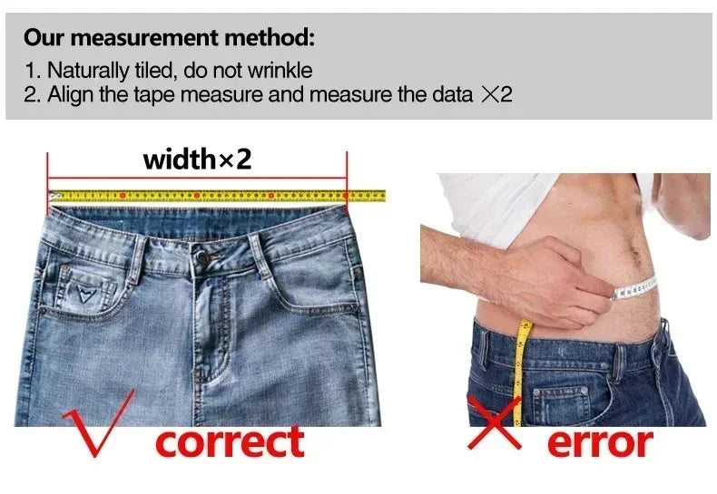 Men's Slim Jeans Korean Fashion Elastic Straight Casual Denim Pants Comfortable Work Male Spring Autumn Trousers Black Gray