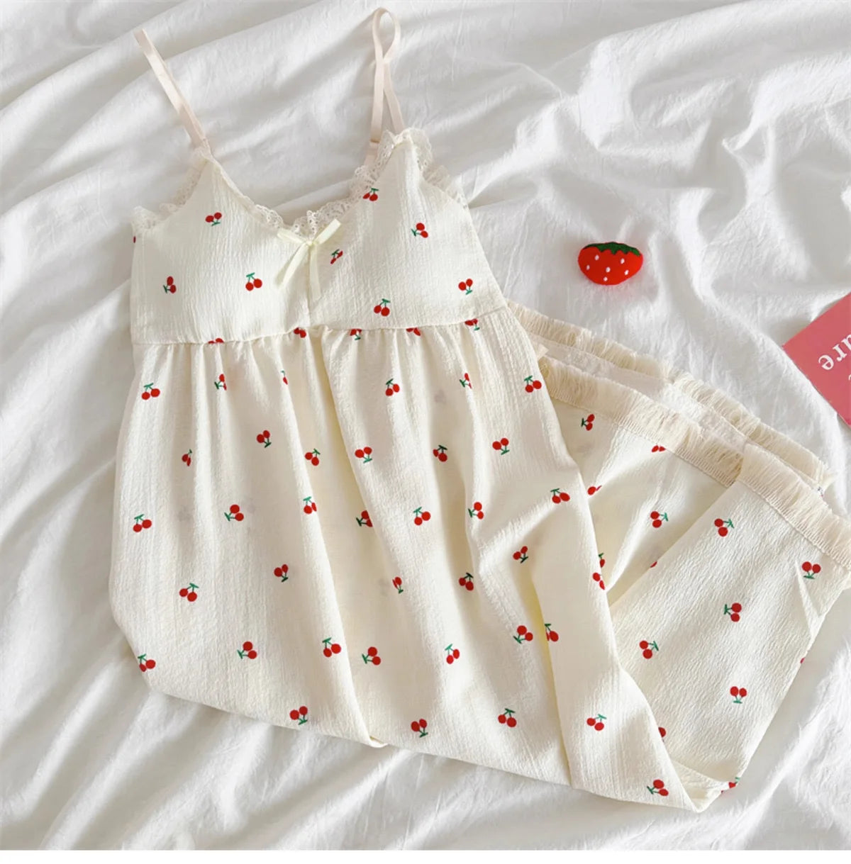 Women's Floral V-Neck Halter Nightgown