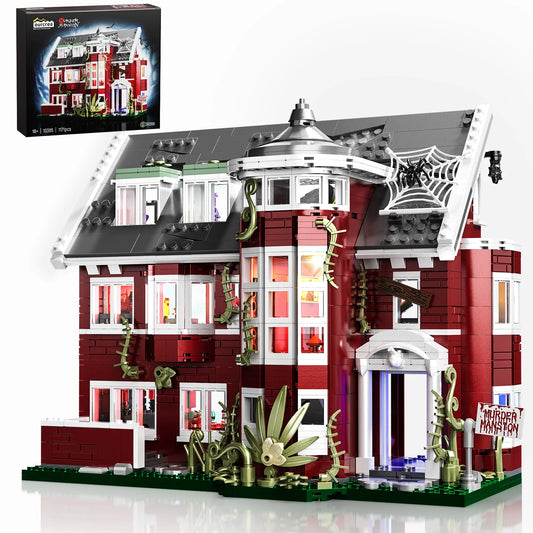 AHS Murder House Building Set, Horror Story Movie House Blocks Toy Halloween Haunted House Bricks Gift for Fans Adult (1171 PCS)