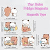 Cute Bubu Dudu Fridge Magnets Kawaii Panda Yier Refrigerator Magnets Sticker Home Decor Sticker Creative Anime Home Accessories