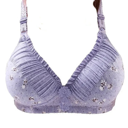 Women's Wireless Printed Comfort Bra
