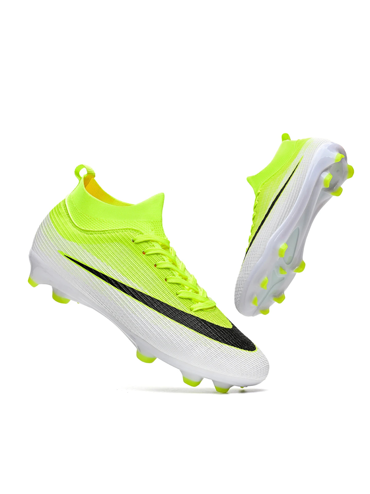 Men AG FG Football Cleats Soft PU Upper Reinforced Stud Structure For Adult Outdoor Lawn Football Match And Training