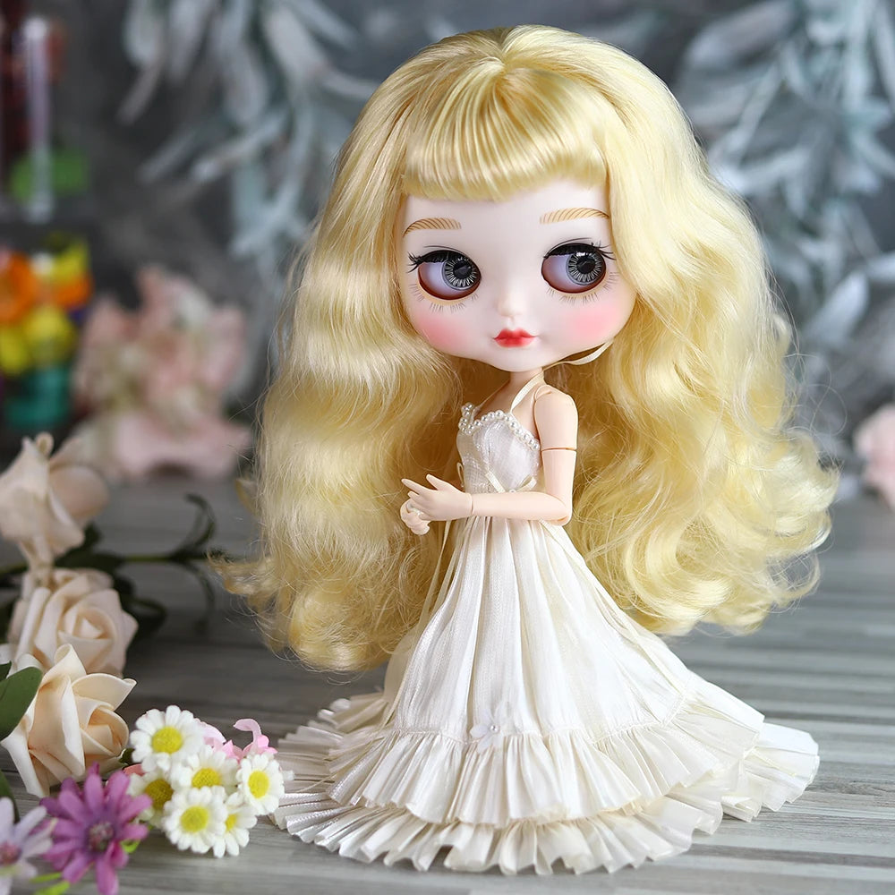 ICY DBS Blyth doll toy Simple Evening Dress Elegant Skirt Anime Costume
