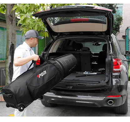 Golf Aviation Bag Men Women Hard Shell Anti Collision Squeeze Aircraft Consignment Belt Roller Skating Travel Bags HKB014