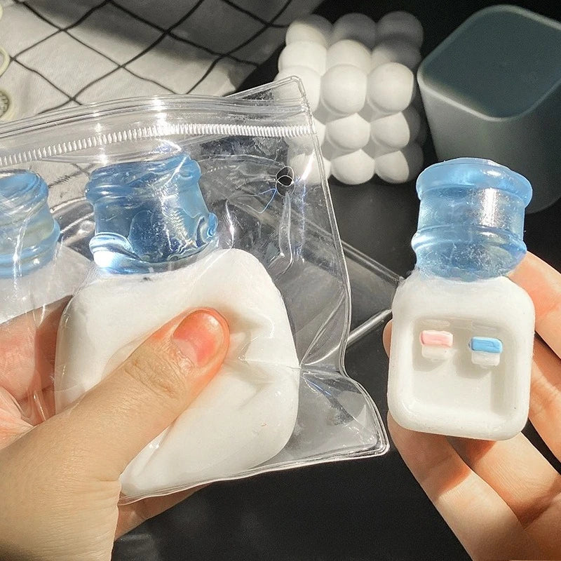 Squishy Water Dispenser Squeeze Toy Funny Stress Relief Decompression Fidget Toy for Adults and Friends Squeeze Anti Stress Toy