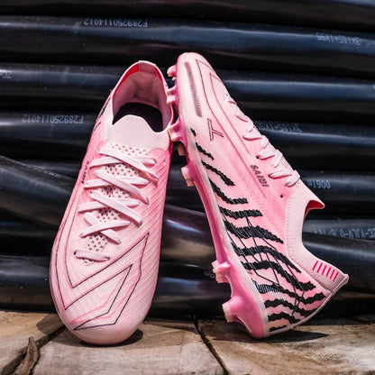 New Arrival Men AG FG Football Boots Flexible PU Upper Tough Rubber Studs For Adult Outdoor Pitch Football Competitions