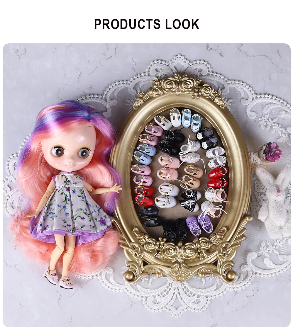ICY DBS Middie Blyth Doll Shoes For DODO Doll OB11 Body Boots Suit 20cm Height Middie