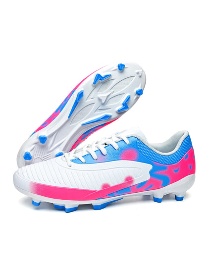 Ultra Light AG FG Football Shoes Sweat-proof PU Fabric Wear-resistant TPU Sole Snug Fit Unisex Natural Grass Practice Sneakers