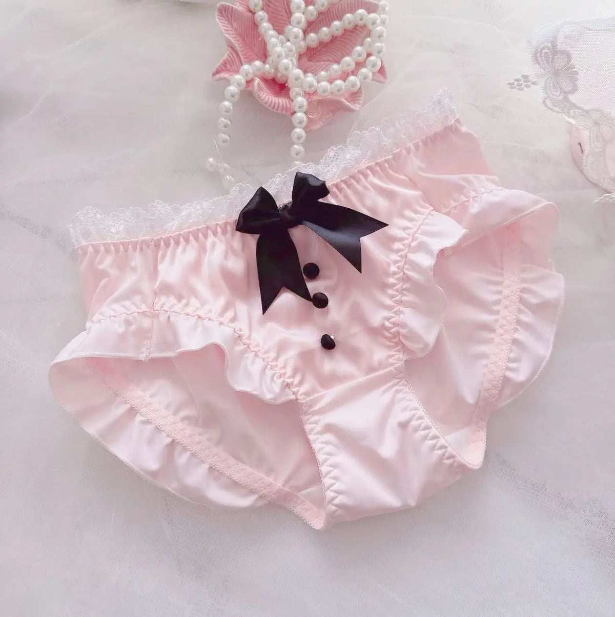 Women's Bow Color-Block Wireless Bra Set