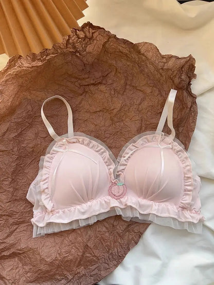 Women's Bow Wireless Padded Bra