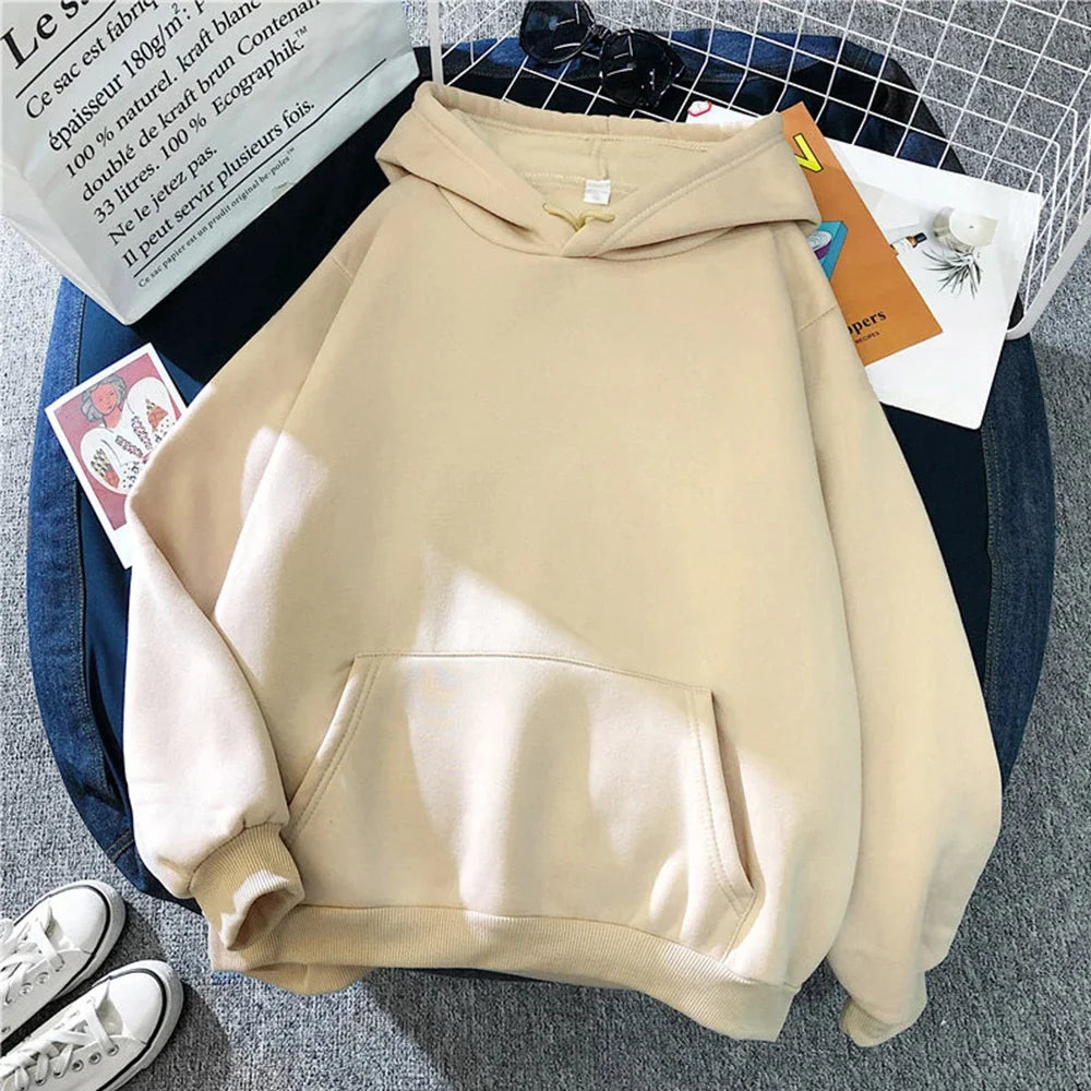 Oversized Fleece Streetwear Hoodie