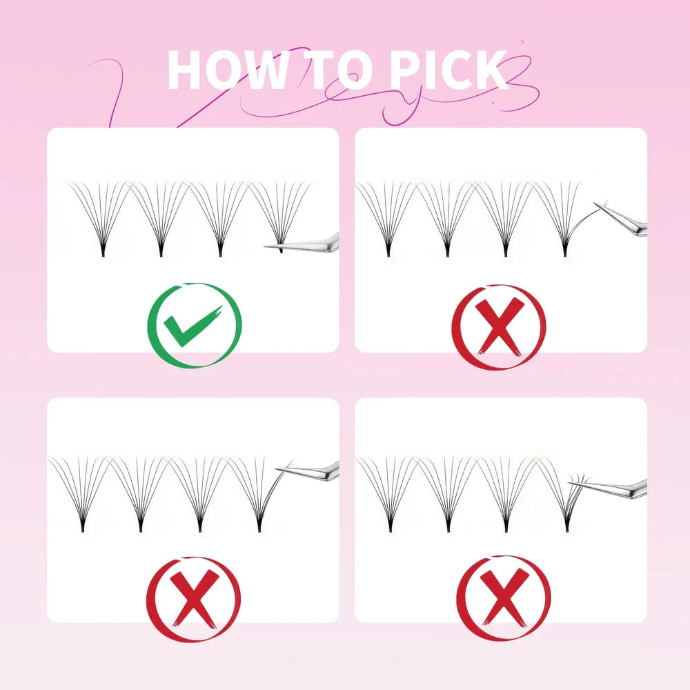 Premade Volume Fan Lash Extensions – 320 Fans