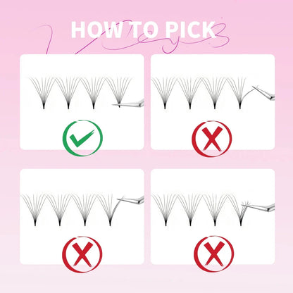 Premade Volume Fan Lash Extensions – 320 Fans