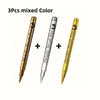 3pcs Metallic Color Marker Pens Golden, Silvery, and Copper Permanent Paint Pens for Crafts, Scrapbooking, and Fabric Art