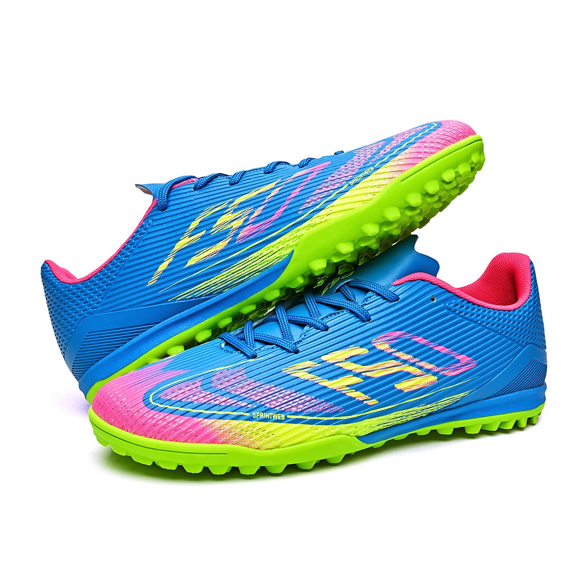 Professional Sports Football Shoes TF Broken Nail Teenagers Durable Wear Resisting Training Shoes Adult High-Tops Soccer Shoes