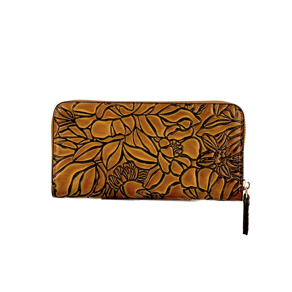 Women's Floral PU Leather Long Wallet – Large Capacity Card Holder & Coin Purse, 8 Styles