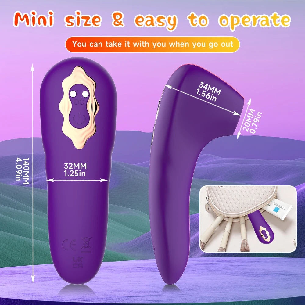 Powerful Clitoris Sucking Tongue Vibrator for Women 10 Vibration Modes  Nipples Suction Stimulator Clitoral Massager Sex Toy