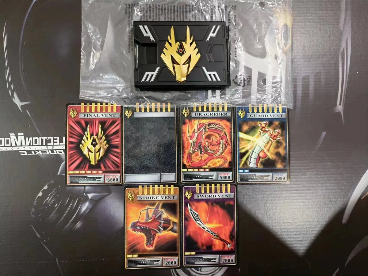Genuine Bandai Kamen Rider Ryuki Csm Belt Box Insert Card V Buckle Dragvisor Ryuga Ouja Collection Children Toy Collect Gift
