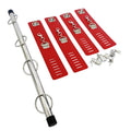 BDSM Bondage Set Stainless Steel Sex Slave Handcuffs Ankle Cuffs Fetish Restraints Sex Toys for Couples