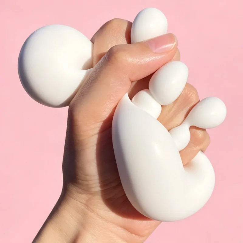 Squishy Bread Stress Ball Fidget Toy Soft Bun Squeeze Ball Stress Relief Slow Rising Sensory Toys for Adults Relaxing Gifts