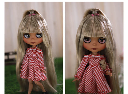 ICY DBS Blyth doll bjd joint body white black skin temperament skirt casual sports skirt 1/6 toy 30 cm girl gift anime SD