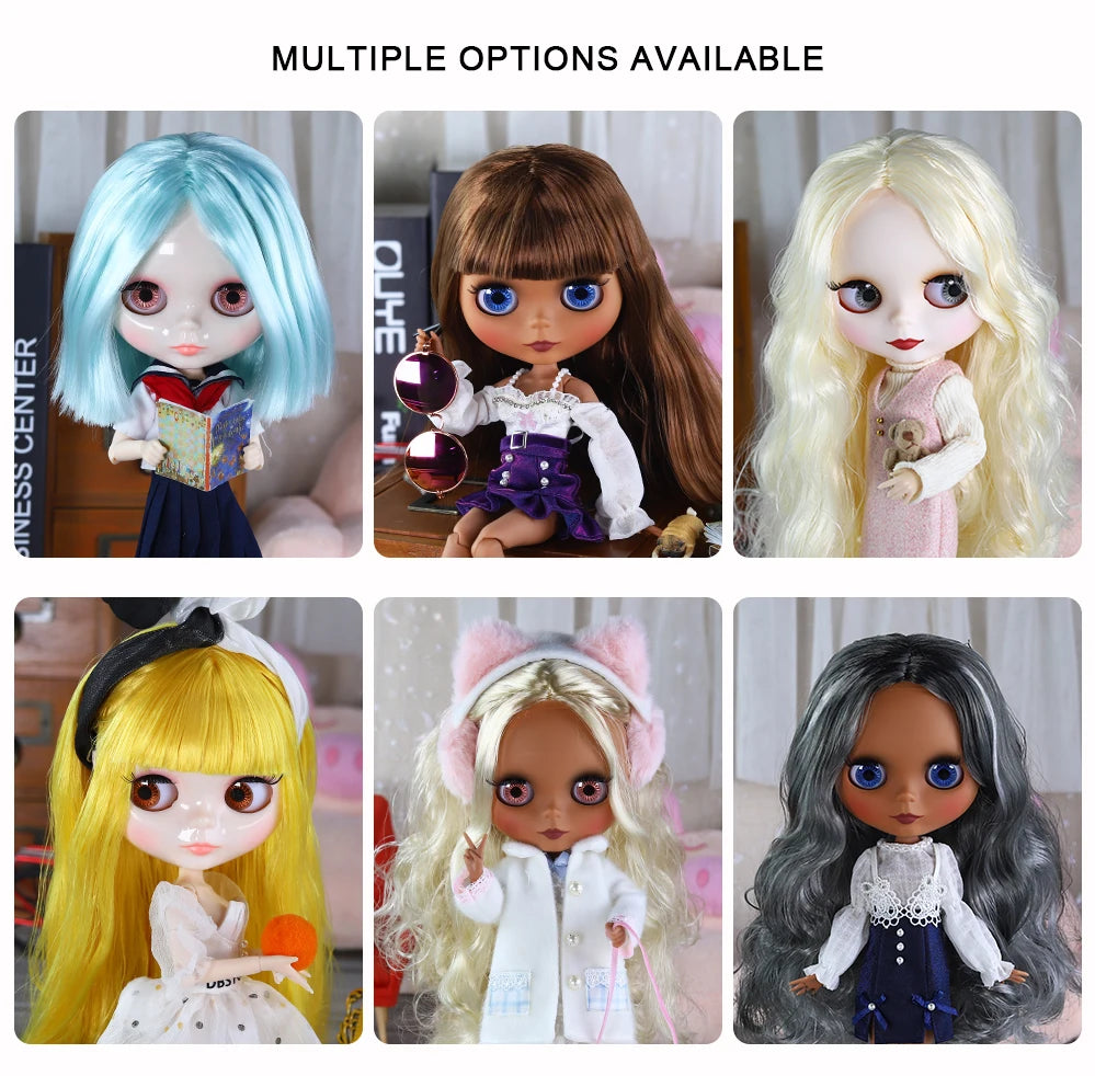 ICY DBS Blyth Doll 1/6 BJD Toy  Joint Body Set for Special Sale Random Eyes 30cm Anime Girl Gift