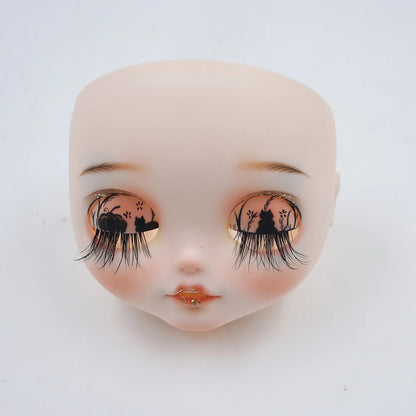 ICY DBS Blyth Baby Face DIY Matte Face Hand Painted Makeup Backplate and Screws