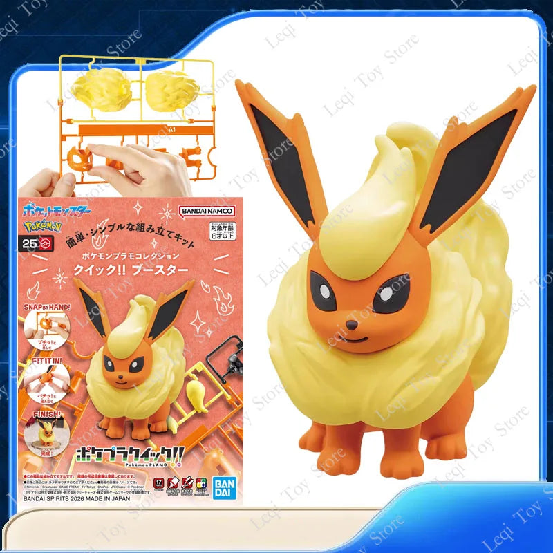 Bandai Original Genuine POKEMON MODEL KIT QUICK 1 21 22 23 Anime Action Figures Toys Kids Gift Assembly Model Collect Ornaments