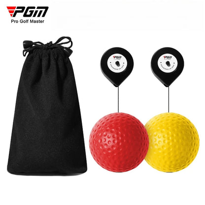 PGM Golf Head Training Ball Stability Improves Hitting Accuracy and Prevents Lateral Movement. Beginner's Trainer JZQ041