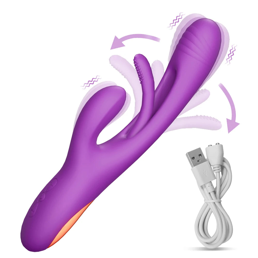 2026 Clit Rabbit Tapping G-Spot Patting Vibrator for Women Clitoris Stimulator 21 Modes Sex Toy Female Goods for Adults