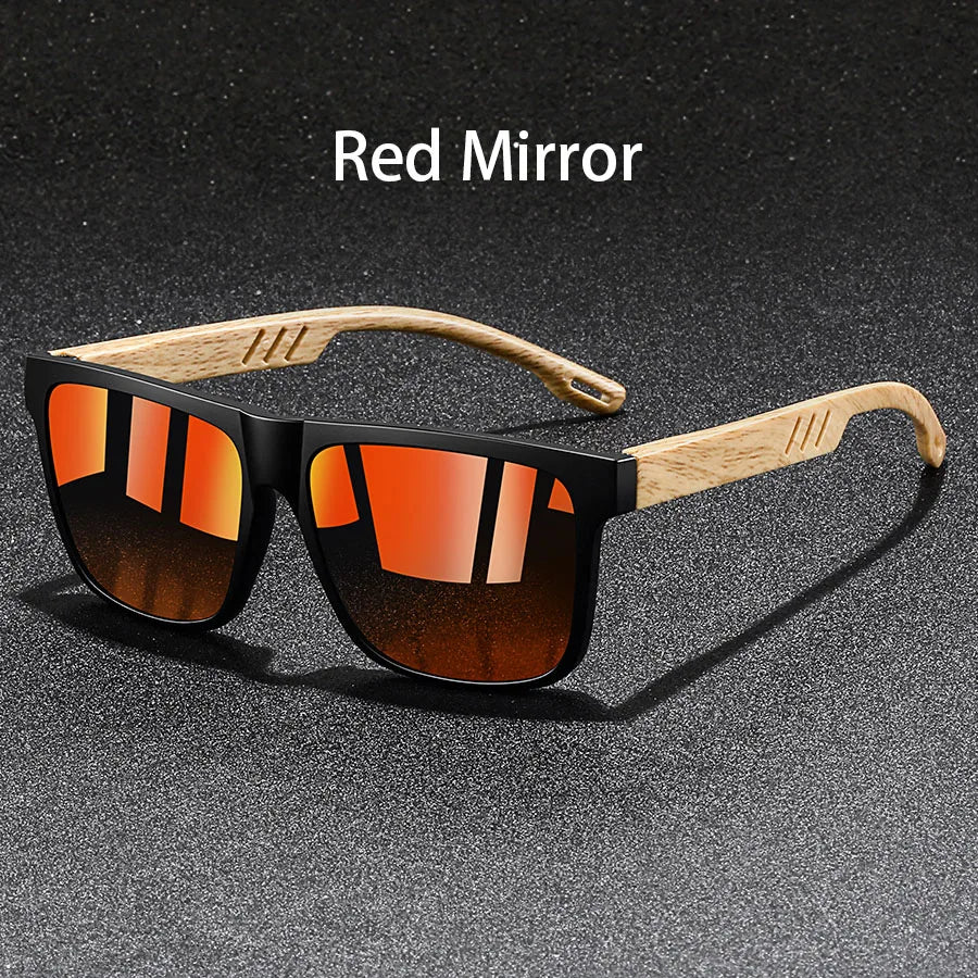 Fashion Vintage Square Colorful Square Frame Sunglasses Men Women Fishing Driving Fashion Brand Designer Lightweight Sun Glasses