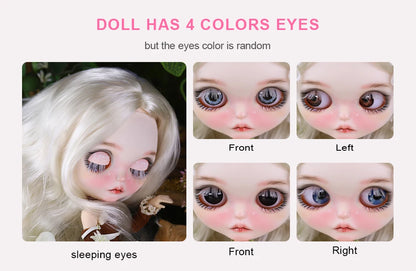 ICY DBS Blyth 1/6 Doll Hand Painted Set Forest Fairytale Frosted Face Doll SD BJD