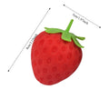 Jumbo Strawberry Fruit Squishy Toy Slow Rising Stretchable Venting Ball Squeeze Anti-Anxiety Sensory Fidget Toy for Adults Gifts