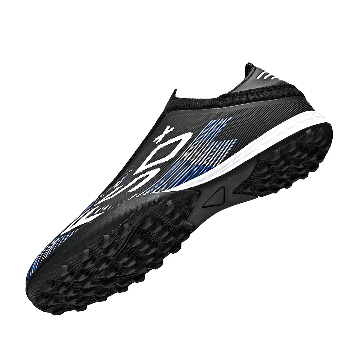 High Grip Unisex Soccer Trainers PU Woven Upper Rubber TF Studs Anti-Slip Breathable Men Outdoor Cleats