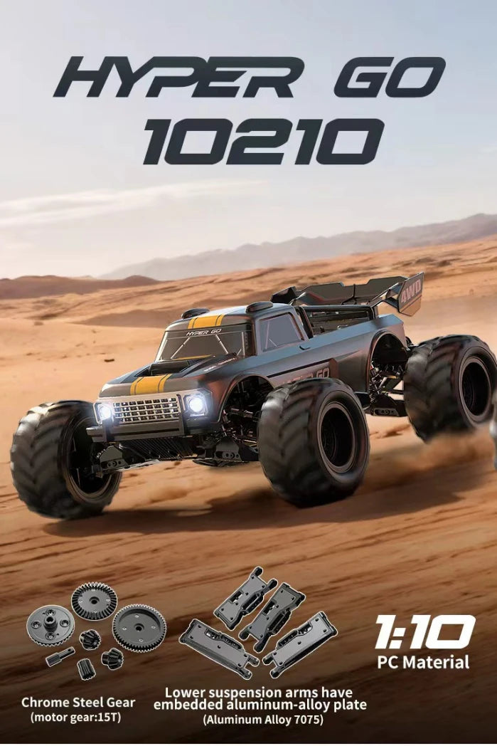 For Adult Shipping From US HYPER GO MJX 10210 10303 10304 1:10 Rc Car Off Road 4X4 Remote Control Rc Truck Rc Toys Car 2.4G Brushless High Speed RC