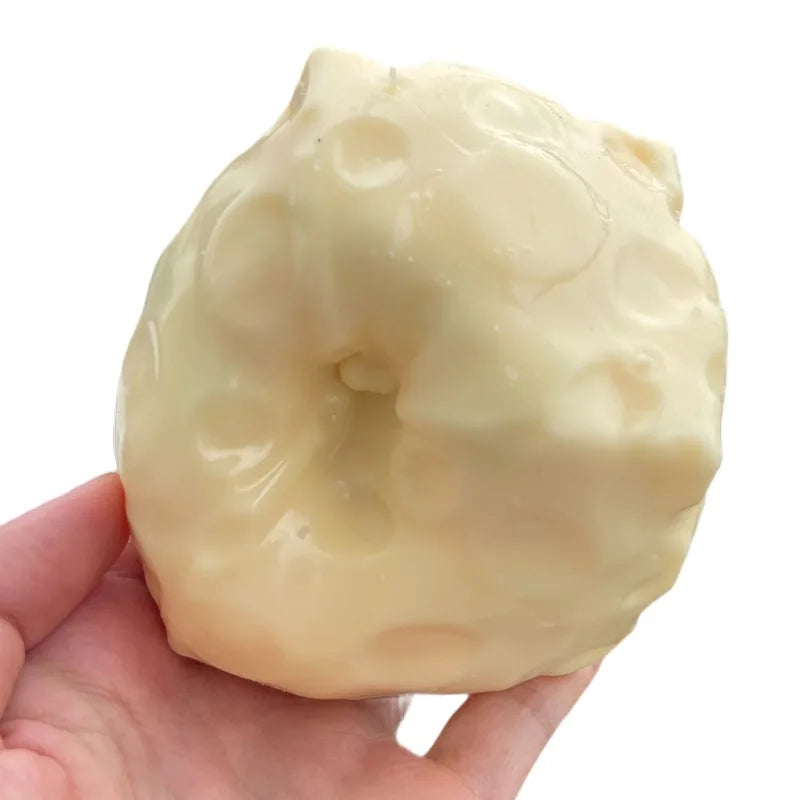 Crunchy Cheese Moldable Stress Ball Squishy Toy No Rebound Crispy Peanuts Stress Ball Fidget Toy ASMR Sensory Stress Relief Toys