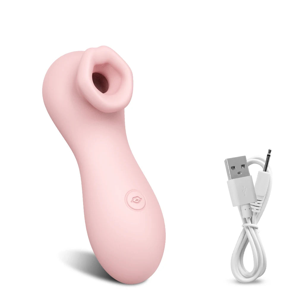 App-Controlled Rose Suction Massager