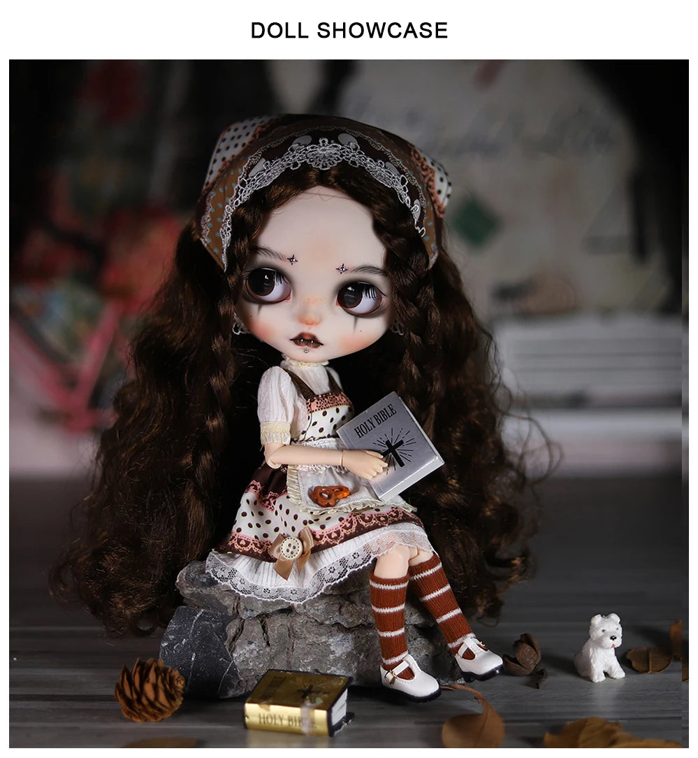 ICY DBS Blyth 1/6 doll hand-painted set double eyelids long eyelashes sleepy eyes doll set SD