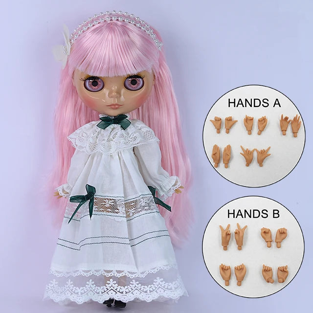 ICY DBS Blyth doll bjd joint body Tan Skin Cute Dress Clothing 1/6 30cm Girl Gift Anime SD