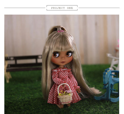 ICY DBS Blyth doll bjd joint body white black skin temperament skirt casual sports skirt 1/6 toy 30 cm girl gift anime SD
