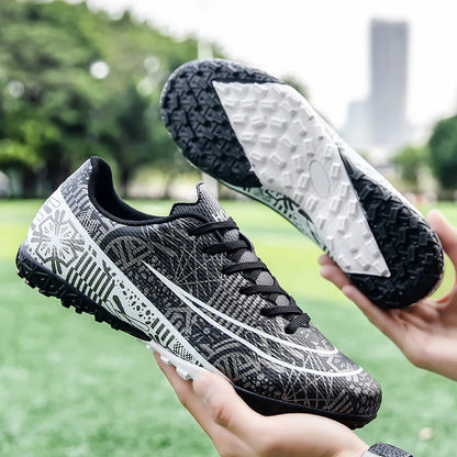 New competition-level football shoes, universal for men and women, professional game training sports shoes, short studs, crushed