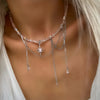 Minimalist Pearl Necklace for Women New Style Luxury Sensation Tassel Cold Tone Feng Shui Xiaomi Bead French Collar Chain