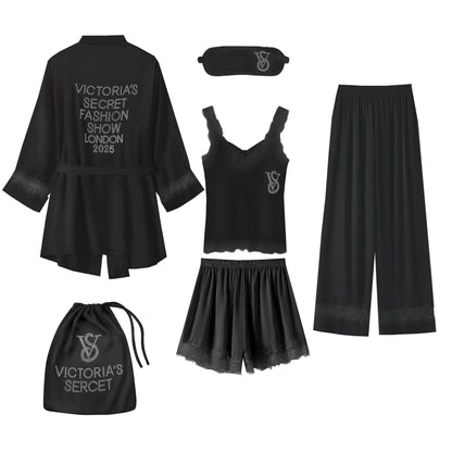 Women's Lace-Trim Sleepwear Set