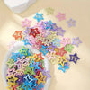 10pcs/30pcs Cute Hollow Star Hair Clips Vibrant Colorful Snap Design Perfect for Styling and Makeup Ideal ' Gift Holiday Gift