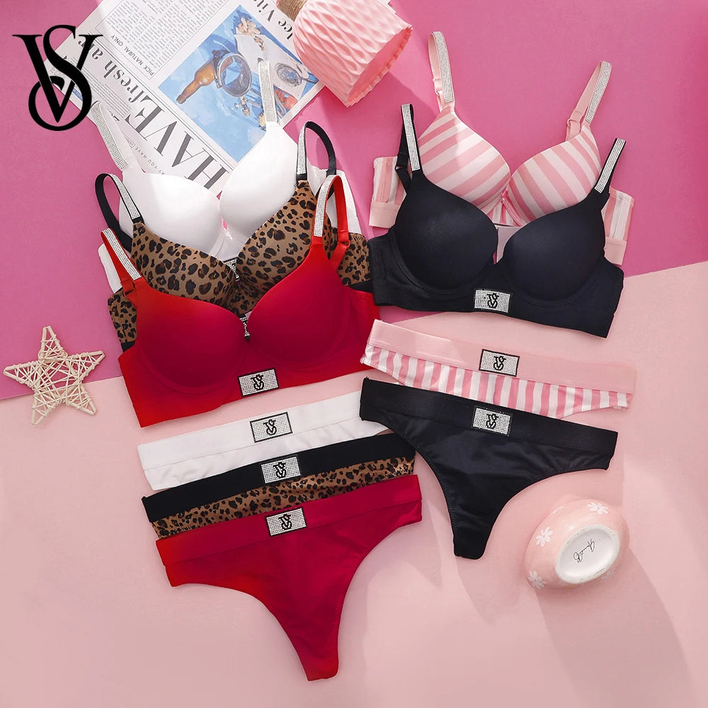 Women's Seamless Lace Bra & Panty Set