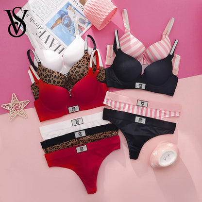 Women's Seamless Lace Bra & Panty Set