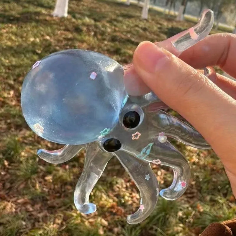 Squishy Ocean Octopus Squeeze Fidget Toy Simulation Stress Relief Slow Rebound Toy Can Be Stretched Sensory Decompression Gift