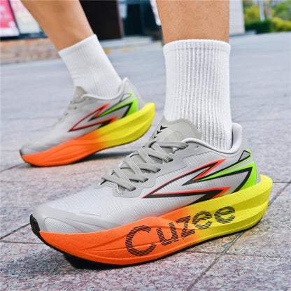 Men's Running Shoes Outdoor Sneakers Breathable Mesh Off-road Luxury shoes Trainer Shoes Couple Cushioning Race Non-Slip Fashion
